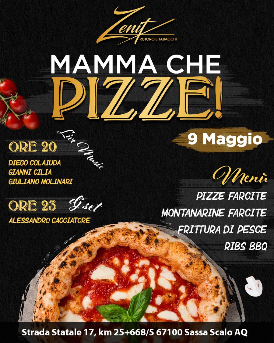 Mamma che pizze, zenit sassa scalo l'aquila